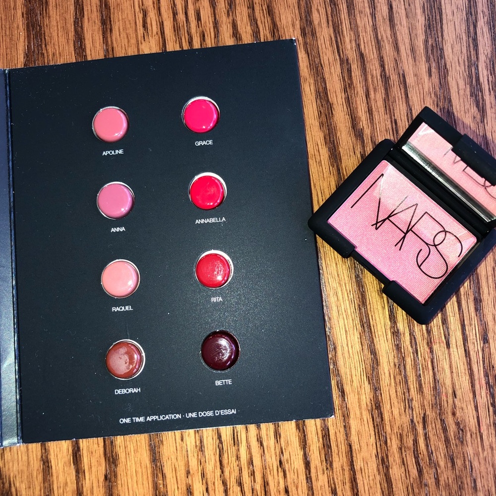 NARS trial bundle Orgasm blush & lipsticks